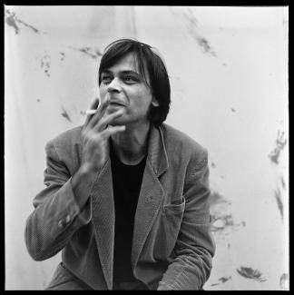 Yorgos Lazongas, painter, 1990